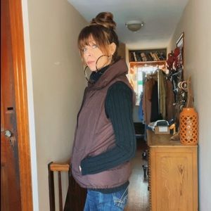 Chocolate Burgundy Vest